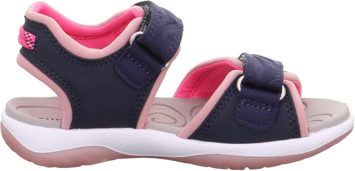Superfit Mädchen SunnySandalen 26 EU Blau Pink 8000, 26 EU Blau Pink 8000