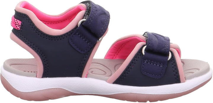 Superfit Mädchen SunnySandalen 26 EU Blau Pink 8000, 26 EU Blau Pink 8000