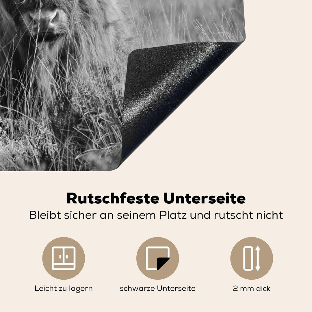 KitchenYeah© Herdabdeckplatte Einteilig Ceranfeld Abdeckplatte Küche Deko Ceranfeldabdeckung Herdabd
