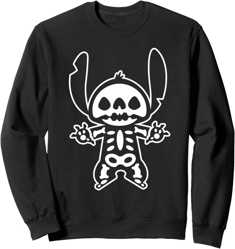 Disney Stitch Halloween Skeleton Sweatshirt