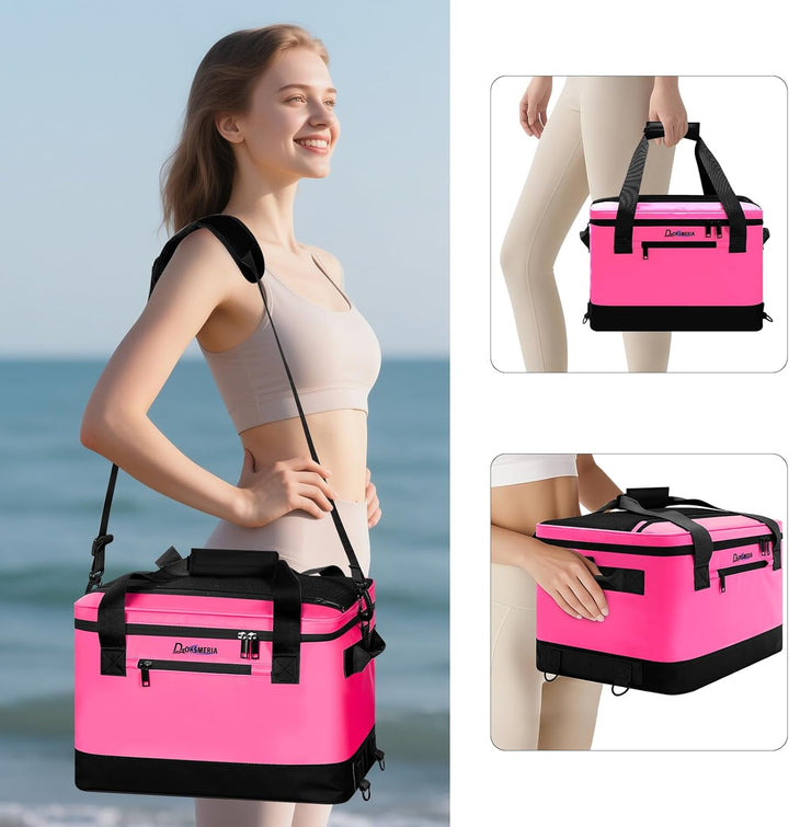 Paddle Board Cooler Wasserdicht, Super Capacity SUP Paddleboard Deck Cooler mit Schultergurt & 6 ela