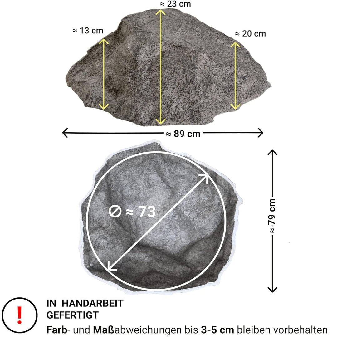 Kunstfelsen Für Garten Abdeckung Für Poolpumpe Sandfilteranlage Gullideckel Dekosteine Felsen Für Sc