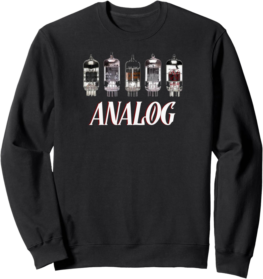 Analoges Vakuum-Röhren-Audio-Ventil-Verstärker, Retro-ästhetisches Design Sweatshirt