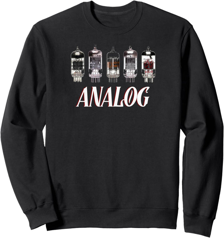 Analoges Vakuum-Röhren-Audio-Ventil-Verstärker, Retro-ästhetisches Design Sweatshirt