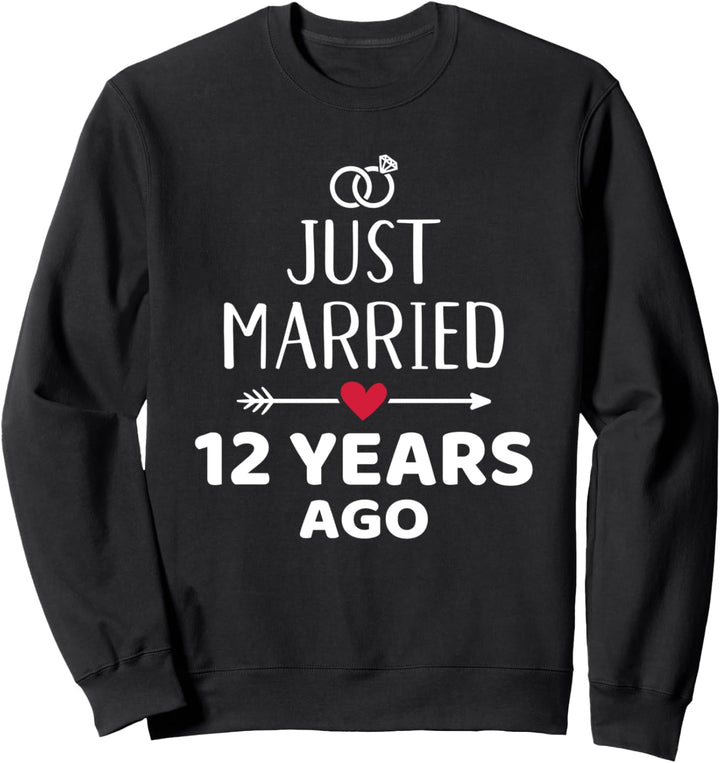 12. Hochzeitstag Sweatshirt