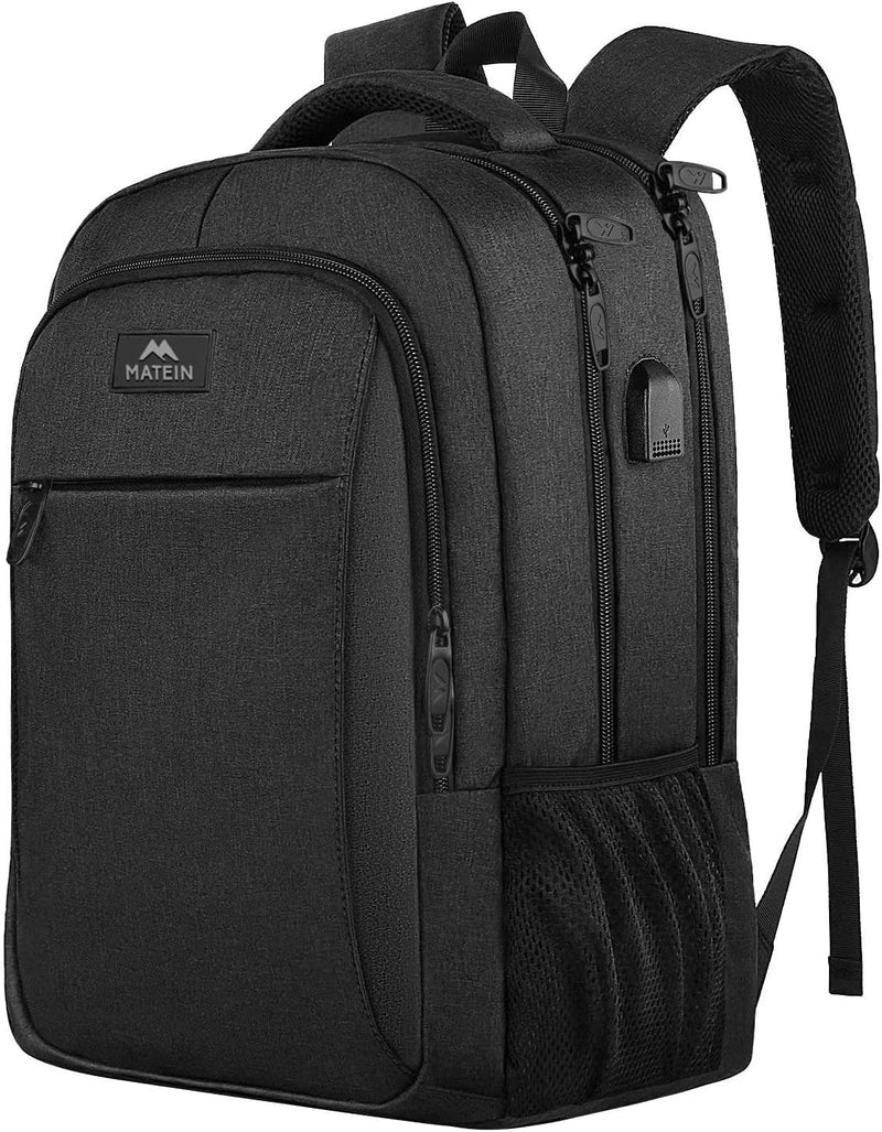 MATEIN Business Laptop Rucksack 15,6 Zoll Reise Laptop Tasche Rucksack mit USB Ladeanschluss Wassera