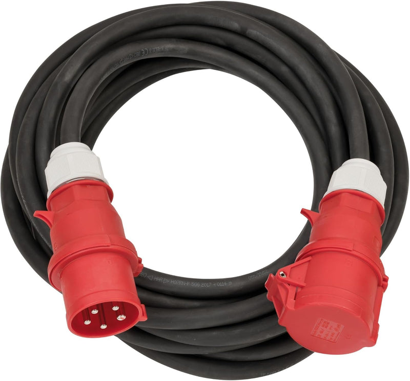 Brennenstuhl CEE Verlängerungskabel IP44 (10m Kabel, H07RN-F 5G6,0, 400V/32A 5-polig mit CEE Stecker