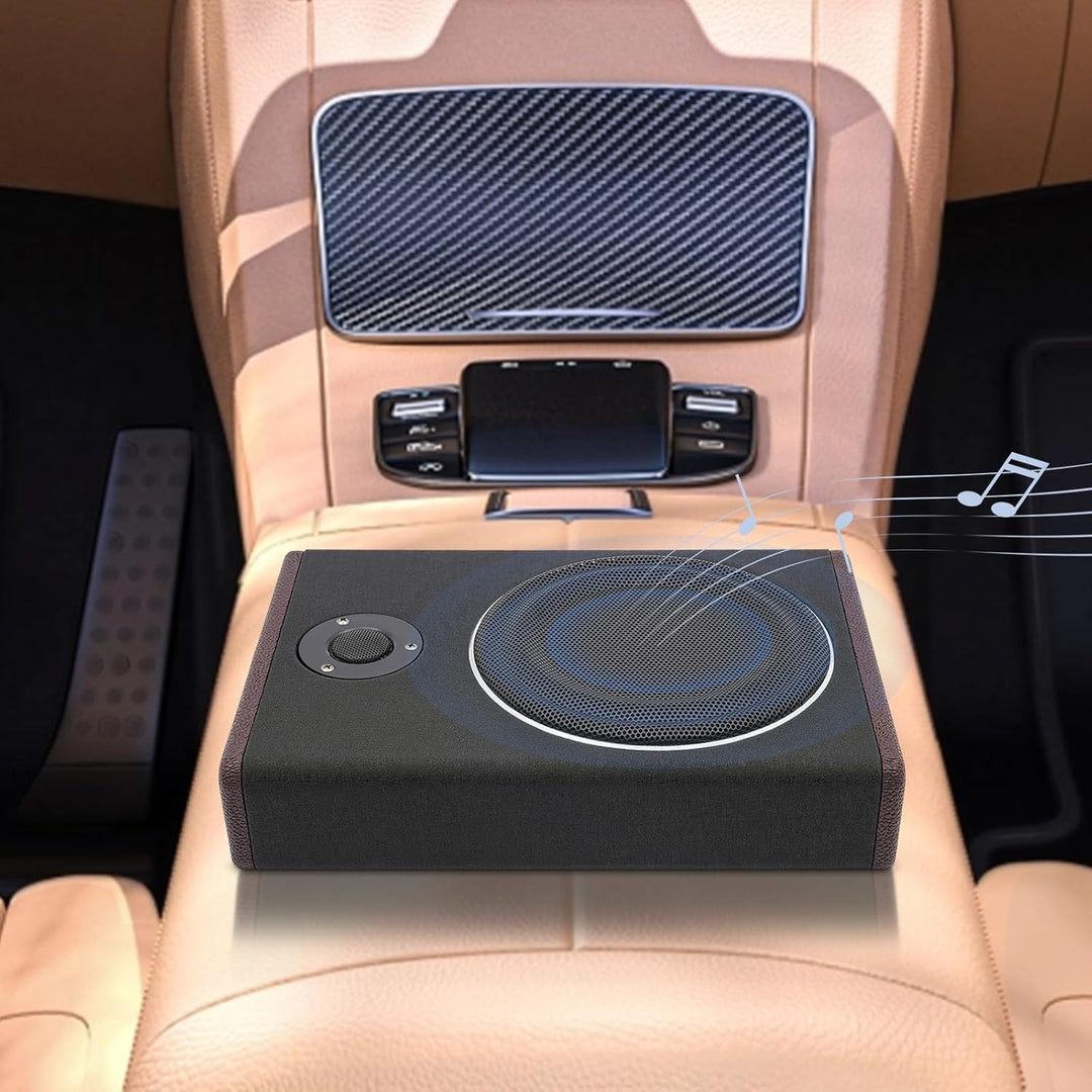 8'' 600 Watt Auto Unter Sitz Subwoofer, flaches Auto Aktives Bass Gehäuse, Auto unter Sitz Aktiver S