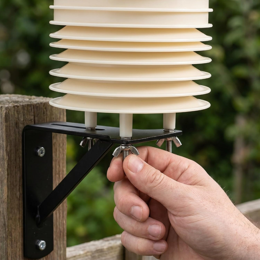 Schützt Schichten & Solarstationen Tiers Gehäuse Temperatur Lamellen Und Sonneneinstrahlung Messwert