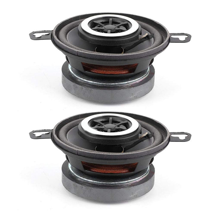 Tbest Auto Koaxial-Lautsprecher Set - 2 Stück 3,5 Zoll 200W Hochtöner Stereo Musik HiFi Lautsprecher