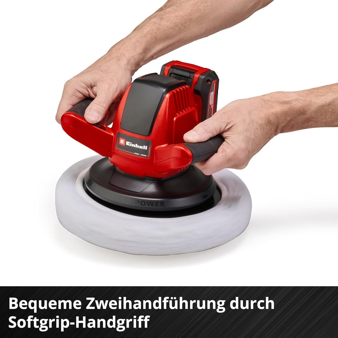 Einhell Akku-Autopoliermaschine CE-CB 18/254 Li-Solo Power X-Change (Li-Ionen, 18 V, 2.500 U./Min.,