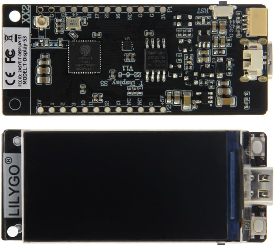 LILYGO T-Display-S3 ESP32-S3 ST7789 LCD-Display TTGO Entwicklungsplatine ESP32-S3 Nicht lötbare Stif