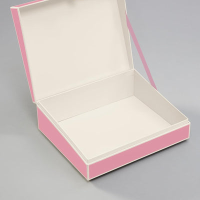 Semikolon 364103 Dokumentenbox – Aufbewahrungs-Box für Dokumente A4 – 31,5 x 26 x 10 cm – flamingo r