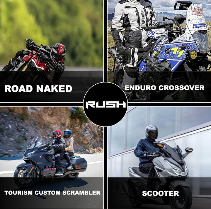TLA Motocross Handschuhe Enduro Rush - Crosshandschuhe, Motocross Enduro Handschuhe BMX, Quad, Motar
