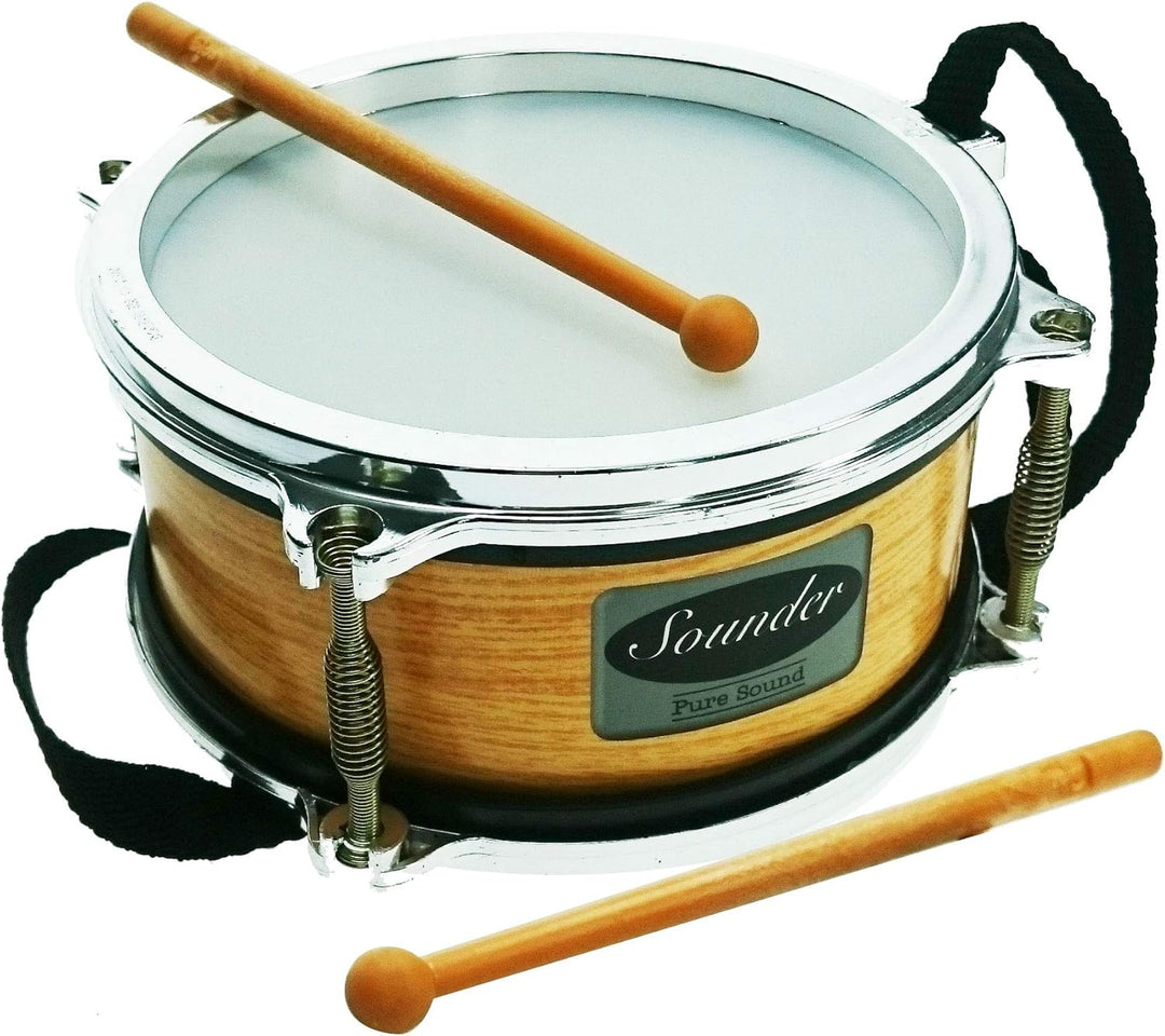 REIG 733 - Sounder Snare Drum mit Essstäbchen und Gurt, Kinder ab 18 Monaten, 19 x 19 x 8 cm