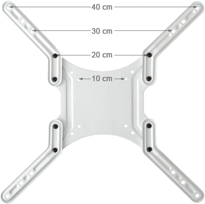 Universal Fernseher Halterung - Schwenkbar Neigbar - 16-65 Zoll (39,6-165,1 cm) - Ausziehbar bis 65