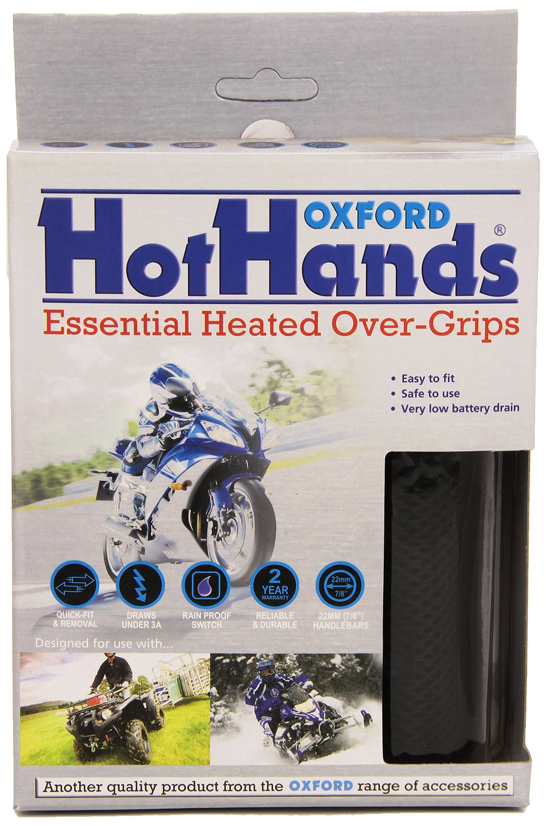 Oxford Heizmanschetten Heizgriffstulpen Universal, Medium