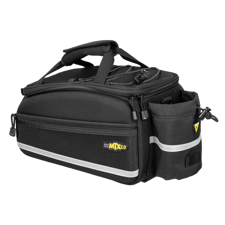 Topeak MTX TrunkBag EX (MTX 2.0) mit TrunkLock – 8 L Gepäckträgertasche mit QuickTrack-System, Flasc