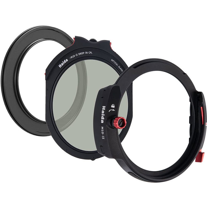 Haida Filterhalter-Set – 100 mm quadratischer Filterhalter mit 52 mm Objektivadapterring und Drop-In
