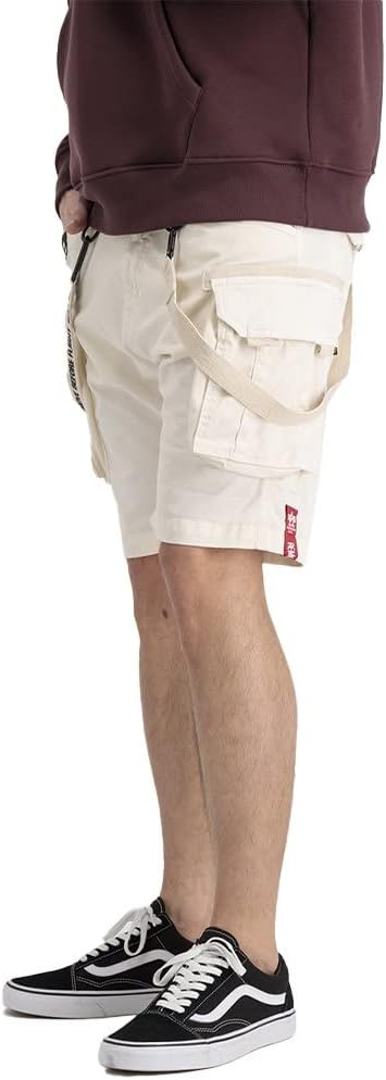 Alpha Industries Herren Cargos Alpha Industries Utility Short Short für Herren 29 Jet Stream White,