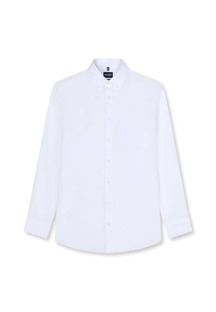 OLYMP Herren Businesshemd Langarm Luxor,Kariert,modern fit,Button-Down-Kragen