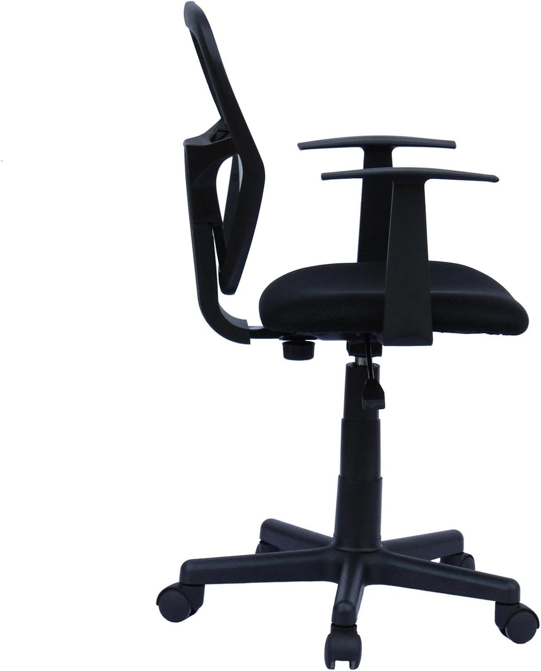 CARO-Möbel Kinderdrehstuhl Studio - Ergonomischer Schreibtischstuhl mit Armlehnen, Verstellbar, Schw
