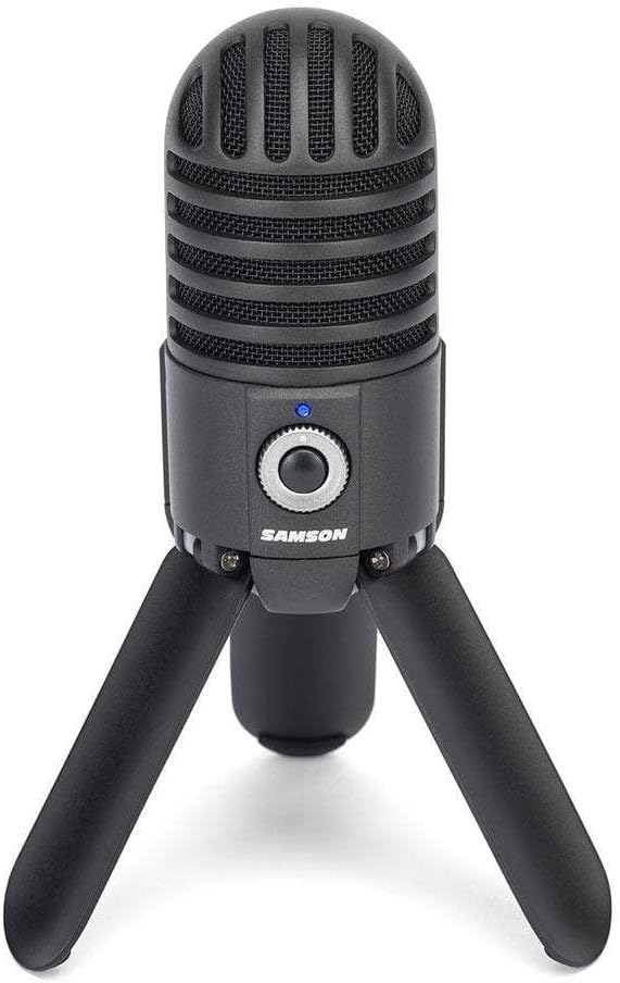 Samson Meteor USB Studio Cardioid Microphone - Titanium Black schwarz Single, schwarz Single