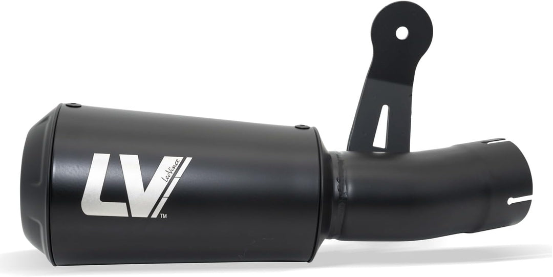 Endschalldämpfer LeoVince SLIP-ON SBK LV-10 FULL BLACK, Edelstahl schwarz, mit Zulassung für BMW S 1