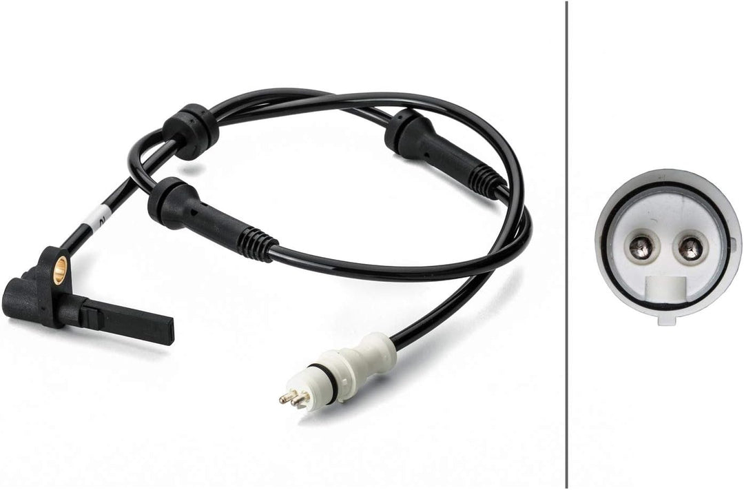 HELLA 6PU 012 806-371 Sensor, Raddrehzahl - 2-polig - Hinterachse beidseitig - Gesamtlänge: 75mm