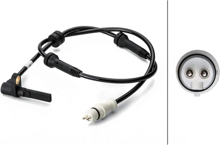 HELLA 6PU 012 806-371 Sensor, Raddrehzahl - 2-polig - Hinterachse beidseitig - Gesamtlänge: 75mm