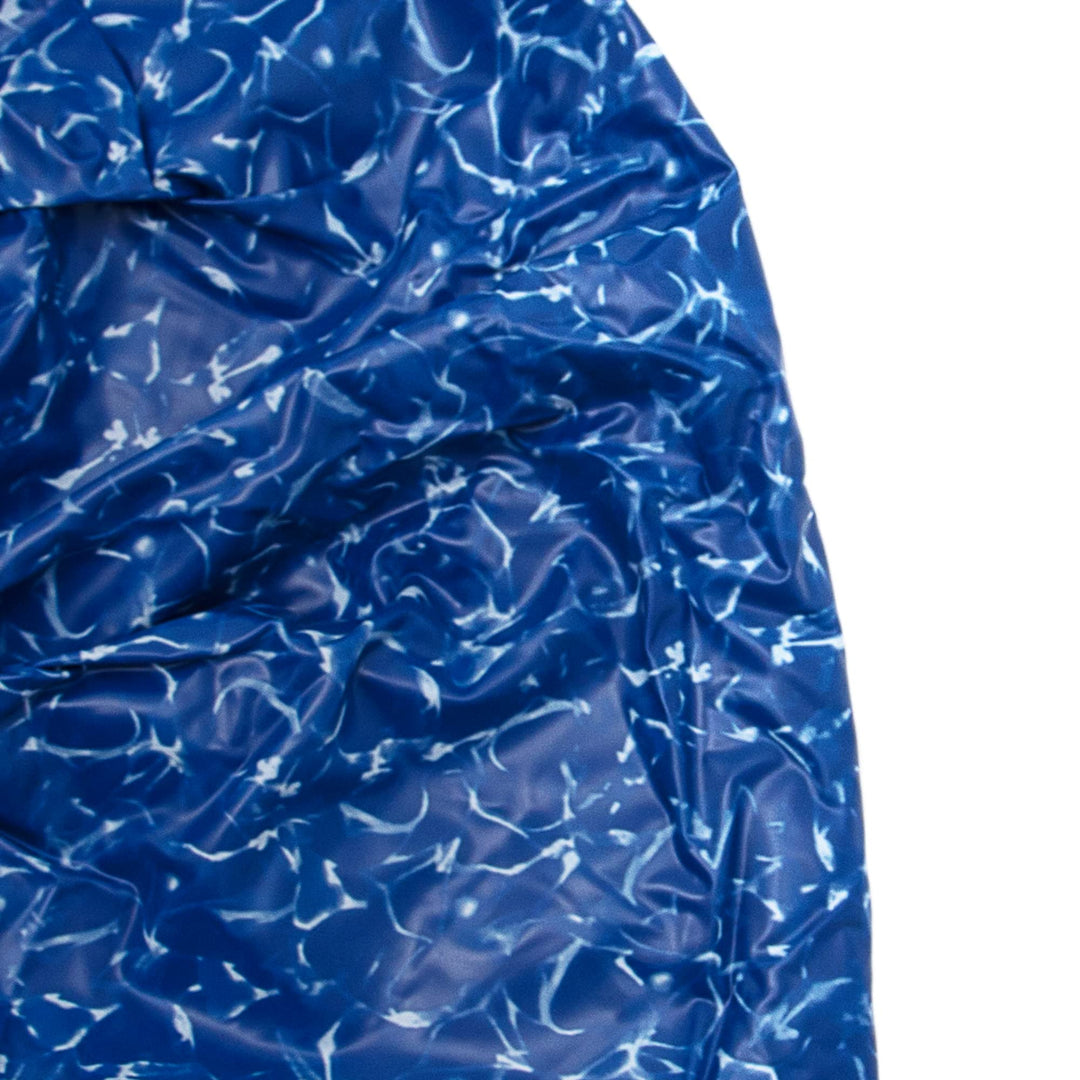 Poolliner Poolinnenfolie aus PVC in Waves. Marineblaue Folie für die Poolwand. Kältebeständige Innen