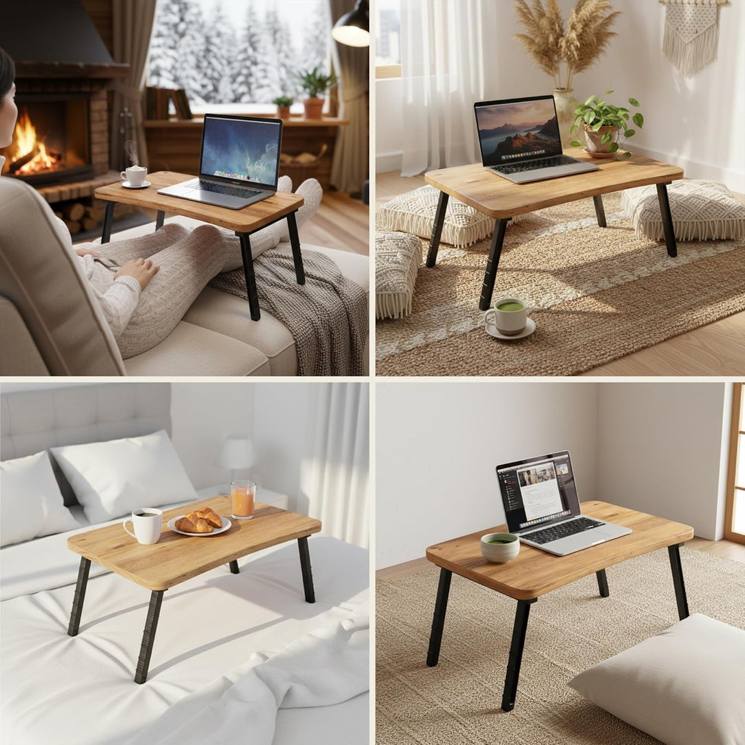 Laptoptisch Klappbar Betttisch Faltbar 59x35x24cm Sofatisch Beistelltisch Couch Bett 7 Farben Schrei
