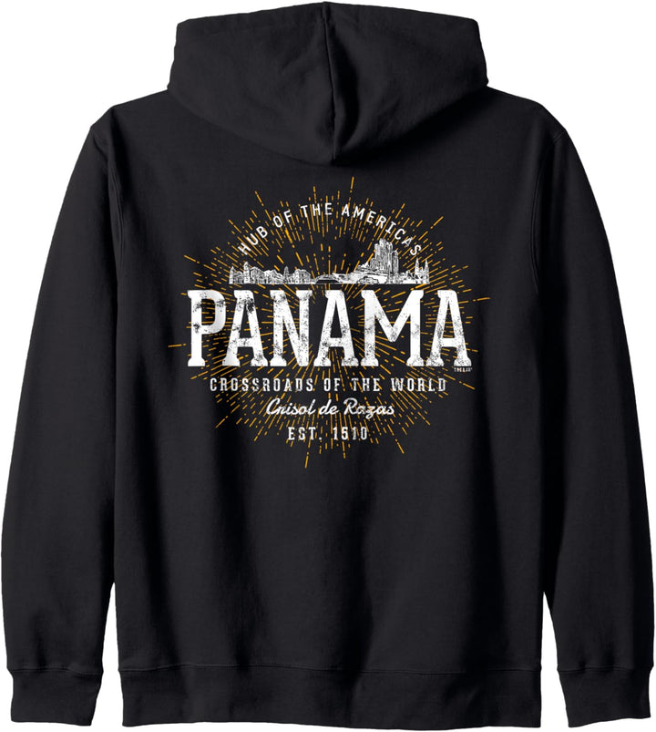 Retro Panama Vintage Kapuzenjacke