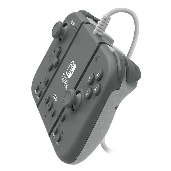 HORI Split Pad Compact Adapter Set (Schiefergrau) für Nintendo Switch/OLED - Ergonomischer Controlle