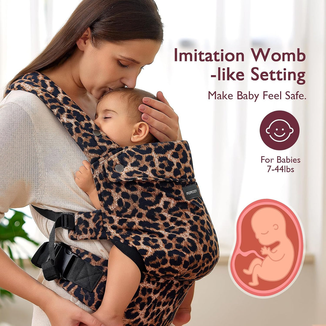 Momcozy Babytrage – Baby Carrier für Kleinkind (3-20 kg) · Ohne Einsätze · Ergonomische M-Trage · X-