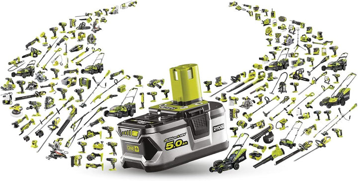 RYOBI 18 V ONE+ Akku-Rasenkantenschneider RY18EGA-0 (Verstellbarer Griff, 22 cm Messer, 4-stufige Sc