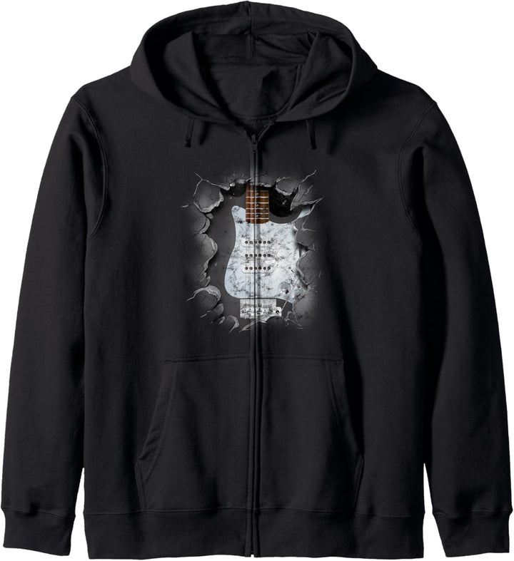 Gitarre Geschenke Gitarristen Guitar Player Gitarrenspieler Kapuzenjacke