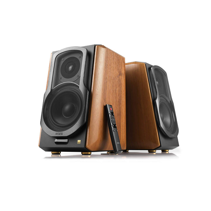 Edifier S1000MKII 2.0 Audiophile aktive Regallautsprecher, 120 Watt Lautsprecher, Bluetooth 5.0 mit