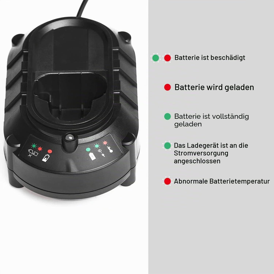 FengWings® BL1013 10.8V 1.5Ah Ersetzen für Makita, mit 10.8V DC10WA Ladegerät Kompatibel mit Makita