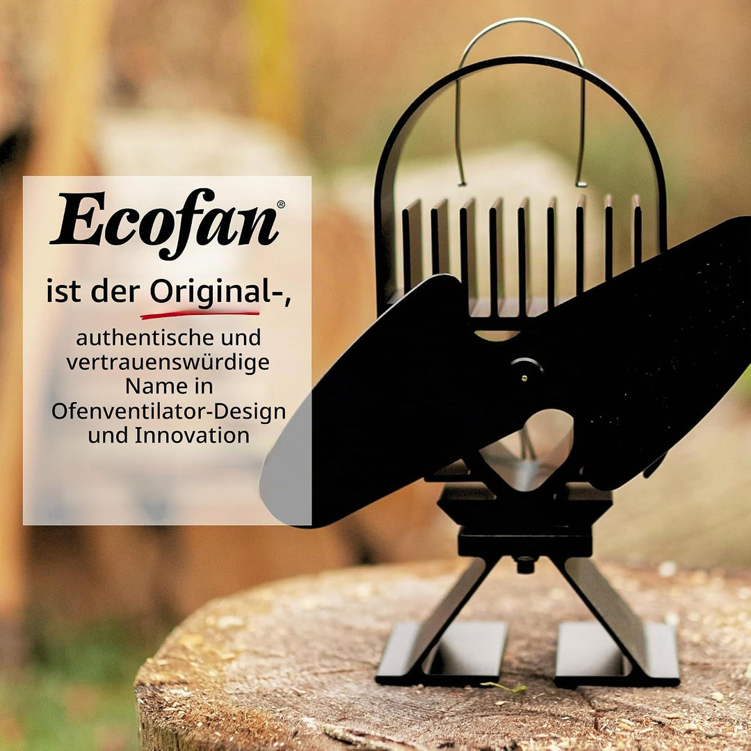 Ecofan Air Deco I, zeitgenössischen Stil, wärmebetriebener Holzofenventilator, 271 m³/h, 8203CAXBX,