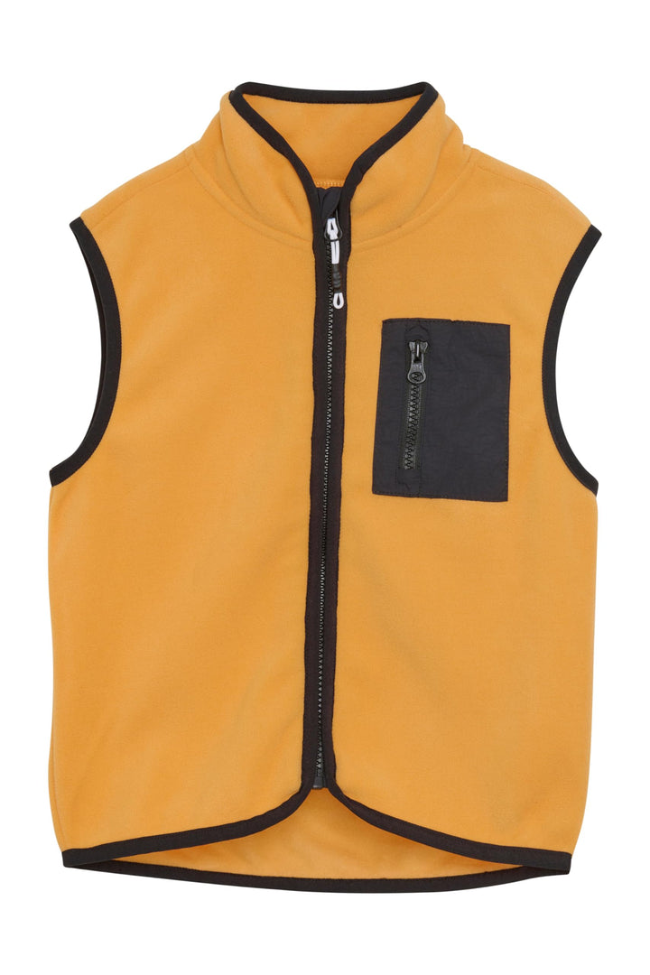 Color Kids Fleece Waistcoat Midlayer * 122 Tangerine (3040), 122 Tangerine (3040)