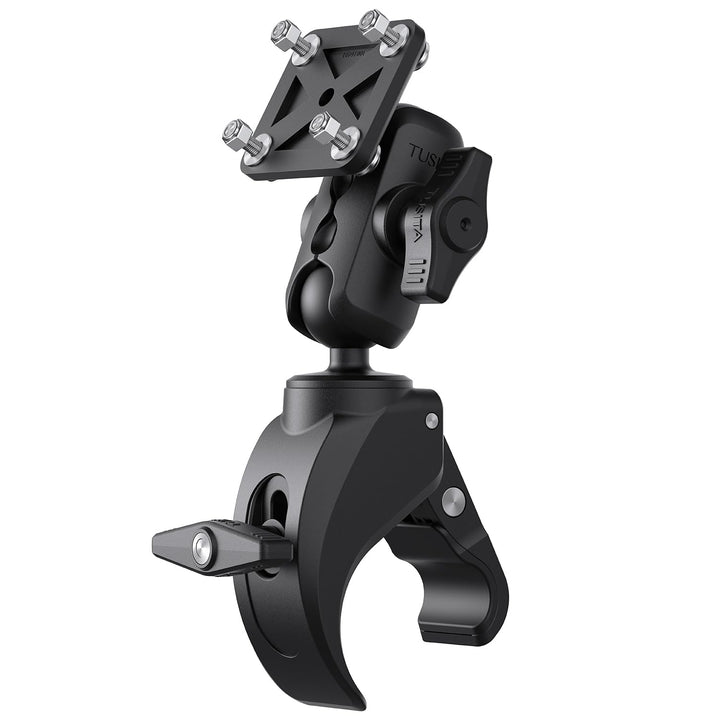 TUSITA Motorrad ATV/UTV Halterung Kompatibel mit Garmin Montana, Zumo XT - Klauenklemme Basis Short