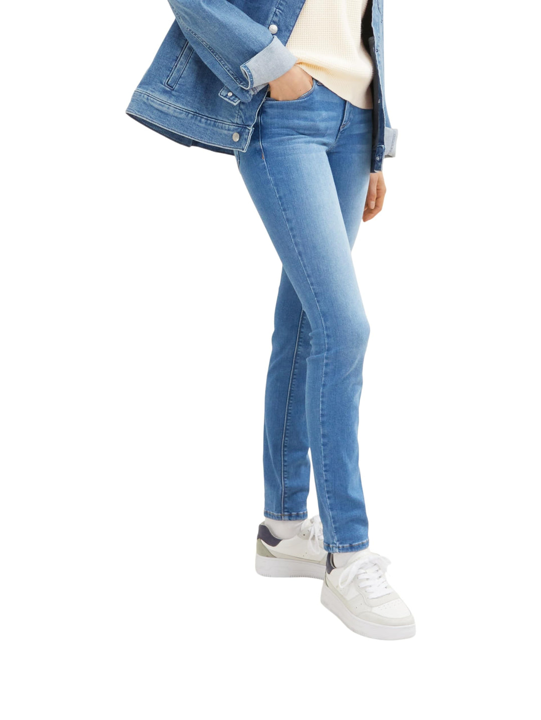 TOM TAILOR Damen Alexa Skinny Jeans 25W / 30L 10281 - Mid Stone Wash Denim, 25W / 30L 10281 - Mid St