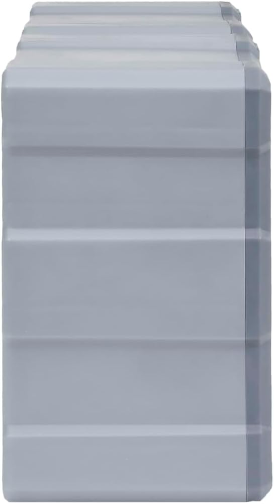 Myheimly Multi-Schubladen-Organizer 2 Stk. 12 Schubladen 26,5x16x26 cm Grau 12 Schubladen, Grau 12 S