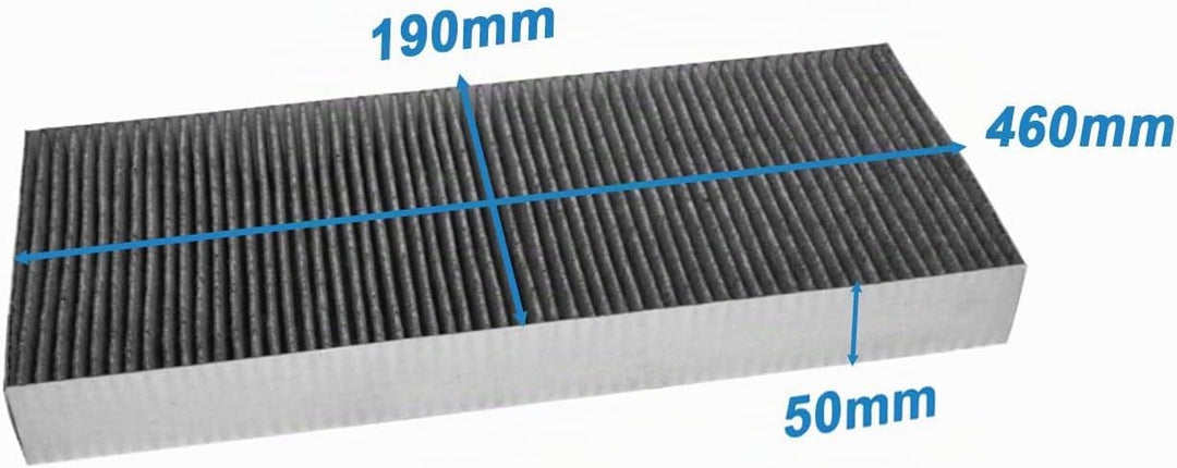EVAYP/Aktivkohlefilter/Kompatibel mit 11018621 11034172 Bosch DSZ4681 Siemens LZ46810 Neff Z54TR00X0