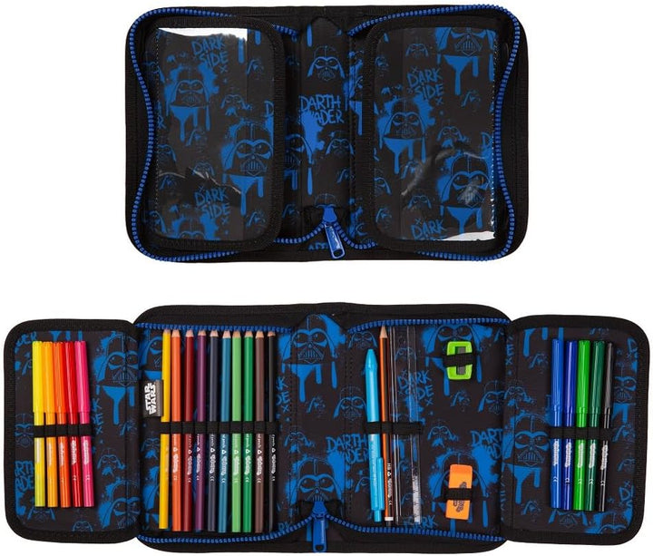 Familando - McNeill Teneris Schulranzen Set - 10-teilig mit Schultüte - Star Wars Darth Vader - Ergo