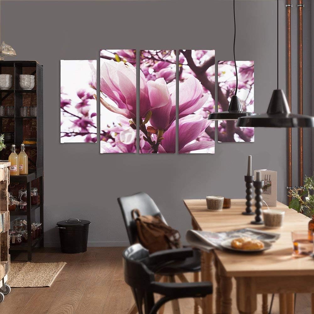Feeby. Leinwandbild - 5 Teile - Bilder, Wand Bild, Wandbilder, Kunstdruck XXL, 5-Teilig, Typ B, 150x