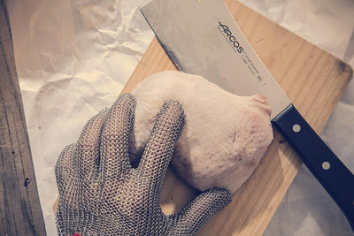 Arcos Safety Gloves - Sicherheitshandschuh - Edelstahl Size L 270 mm - Farbe Grau, L