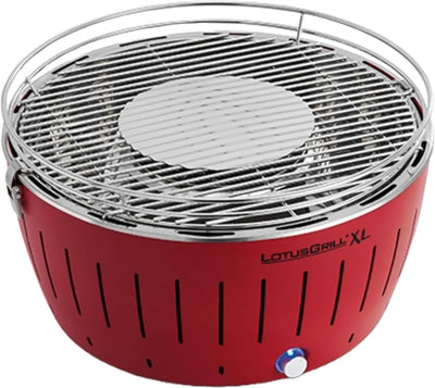 LotusGrill Kohlegrill Serie 435 XL, Zitrus, 43,5 x 35 x 25,7 cm, Rot Red, Red
