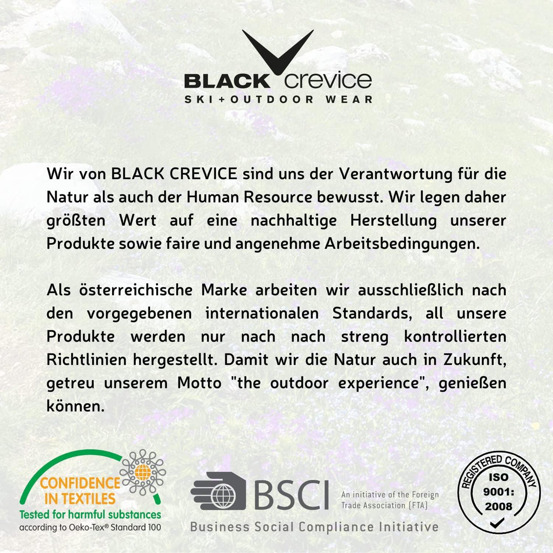 Black Crevice Hybrid-Jacke Damen I Damen-Funktionsjacke I Damen-Jacken mit 2 Reissverschlusstaschen